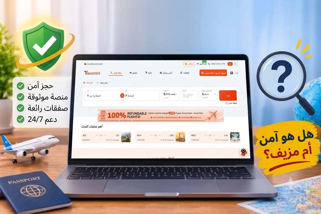 قبل الحجز: هل منصة ترافومينت منصة سفر آمنة وموثوقة؟
